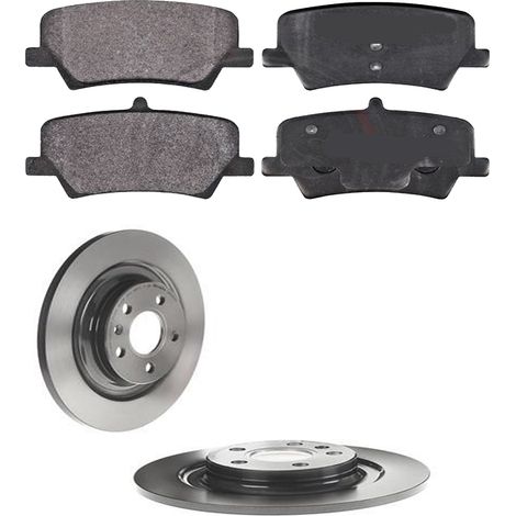 KIT FRENI POSTERIORI compatibile con VOLVO XC40 (536) - DISCHI + PASTIGLIE OEM: P 86 032 / 18632 , 18796 /SOSTITUZIONE DIRETTA/BASSA POLVERE/SILENZIOSO (1/5)