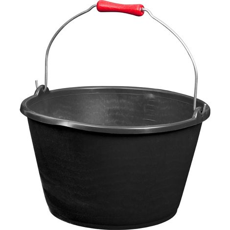 Weinkübel Schwarz Metallgriff Mit Henkel 16l – Aluminium Und Kunststoff