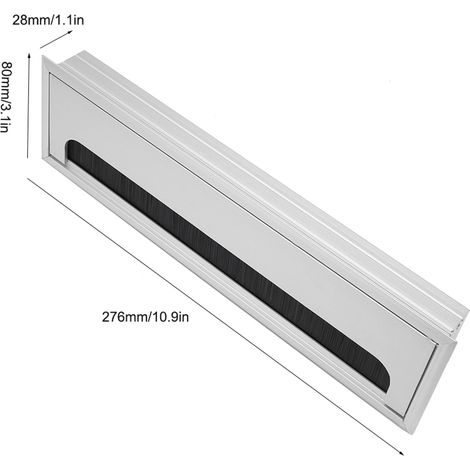 Colador grande y cuadrado de aluminio para uso en la oficina, con tapa y cepillo resistente a los cortes. (1/5)