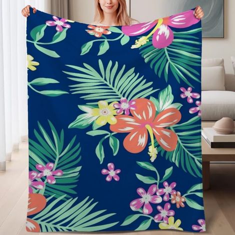 Couverture de lit en polaire, jeté doux et chaud de printemps, légère et luxueuse en microfibre de polyester, décoration intérieure, cadeau pour hommes et femmes,6080 pouces (1/4)