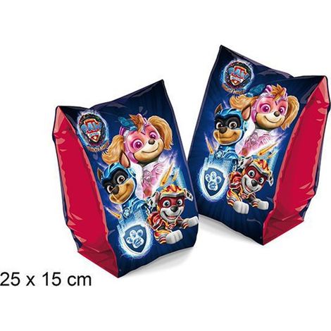 Trade Shop - Braccioli Gonfiabili Paw Patrol Mare Piscina Nuoto Per Bambini Manicotti 25x15cm -