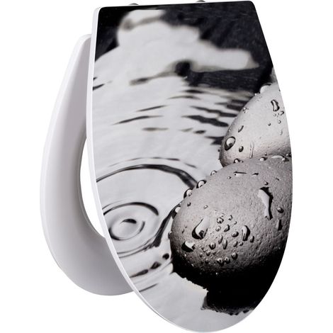 Primaster WC-Sitz mit Absenkautomatik Zen weiß Toilettensitz abnehmbar (1/3)