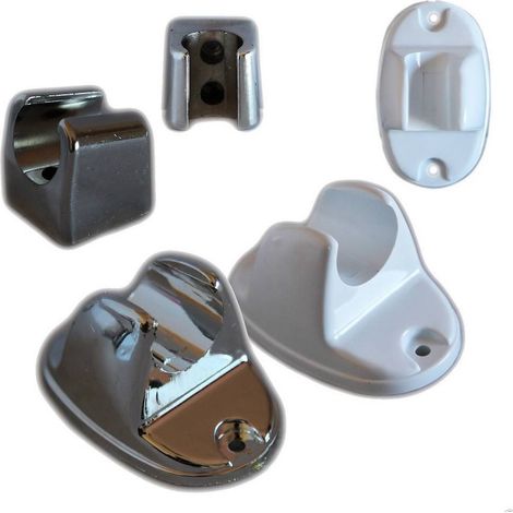TrAdE Shop Traesio - Supporto Staffa Porta Doccetta Doccia Soffione A Muro Parte Fisso Universale - (1/5)