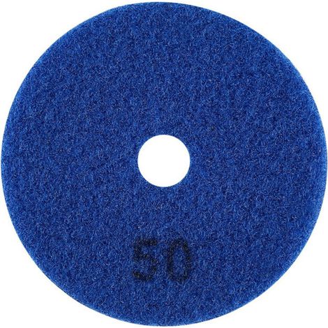 Disque diamanté à eau 100mm pour polissage granit marbre pierre (Grains 50) (1/5)