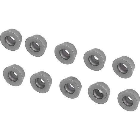 Lot de 10 pastilles carbure revêtues noires RDMW1204MOE-P, inserts ronds pour tournage et fraisage CNC, outils de coupe pour tour. (1/5)