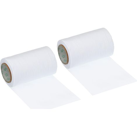Ruban D'Enveloppement De Tuyau Pvc 4,7 Po x 65,6 Pi Blanc Lot De 2 (1/5)