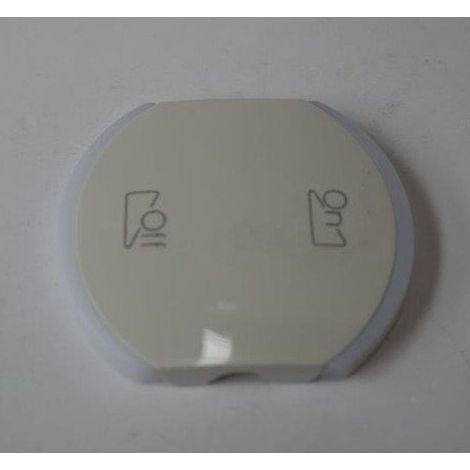 Enjoliveur blanc 2 modules ON-OFF pour interrupteur variateur KNX BUS MyHome Céliane LEGRAND