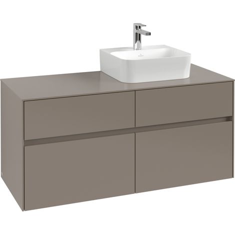 VB Waschbeckenunterschrank Collaro C09900 1200x548x500mm Eckig Marine Blue (1/2)