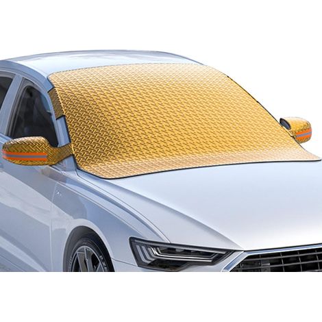 Housse de Pare-Brise Voiture - Pare-Brise Pare Brise, Protection Solaire UV Pare-Brise de Voiture Temps Pare-Soleil pour Pare-Brise Pare-Brise Soleils Imperméable (1/5)