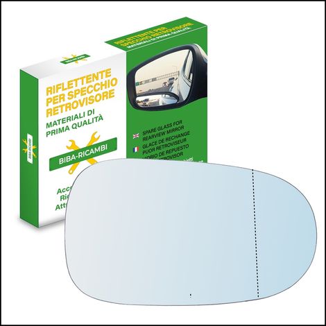 Vetro specchio retrovisore asferico lato dx compatibile per nissan primera (p10) (1/2)