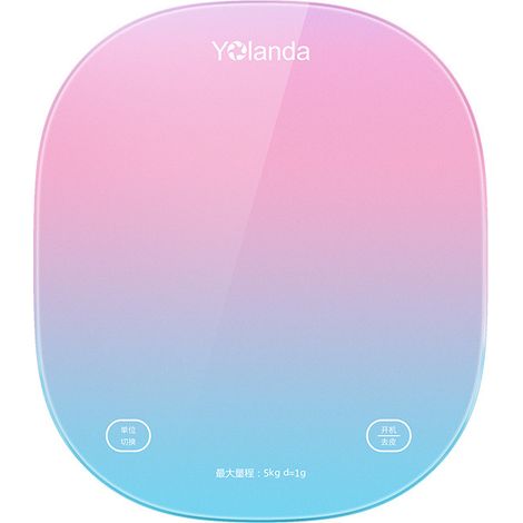 Balance de cuisine numérique rechargeable USB 5 kg/0,5 g, avec compteur de calories et Bluetooth-AquaForge (1/5)