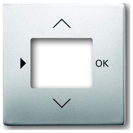 BUSCH-JAEGER 6435-866 PLAQUE CENTRALE POUR LMENT DE COMMANDE BUSCH-TIMER 6455/6456, ACIER INOXYDABLE, PUR