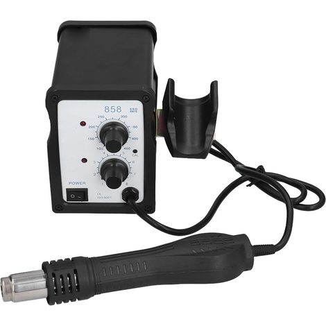 Station de réparation SMD à air chaud numérique, écran LED, 220V AC, prise UE, pour dessoudage et séchage (1/5)