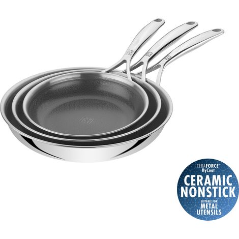 Zwilling Peak Stain.Steel 18/10 Frying Pan 3-Pc (20+24+28)