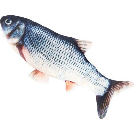 Jouets de poissons réalistes, jouets pour chatons en forme de poisson oscillant, jouets interactifs pour chats (1/4)