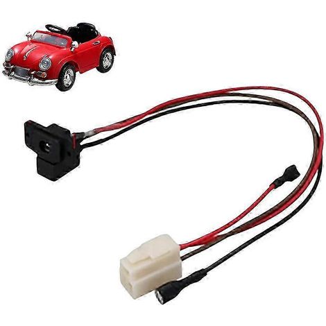 Compatible avec le port de charge à 3 ports (B) avec protection 17A pour véhicules électriques pour enfants. (1/5)