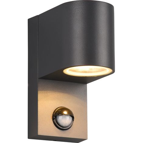 Applique da Esterno Attacco GU10 in Alluminio Pressofuso Antracite (1/5)