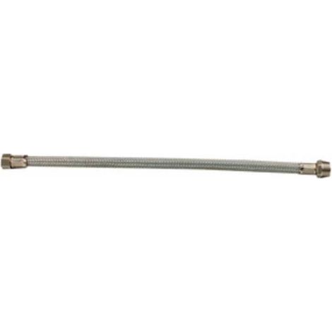 10 x FLESSIBILE INOX FEM/FEM 1/2 50 CM DN.10