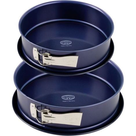 Ensemble de moule à manqué à charnière 26 et 28 cm Dr. Oetker Back Liebe (1/4)