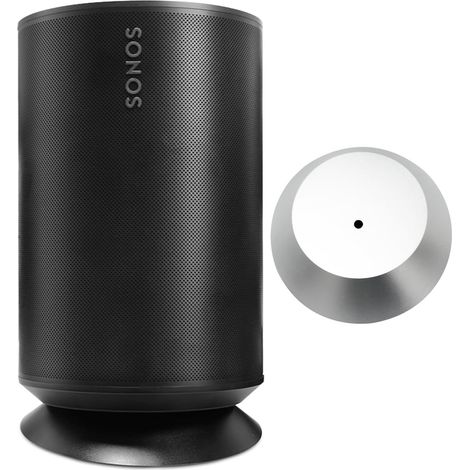 For Sonos Era 100 Holder Sonos Era 100 Desktop Mount Stand Accessories With Integrated Cable Management, Smart Home Speaker Accessory Rack (Sonos Era 100, Silver, Yt) 1 Piece (1/5)