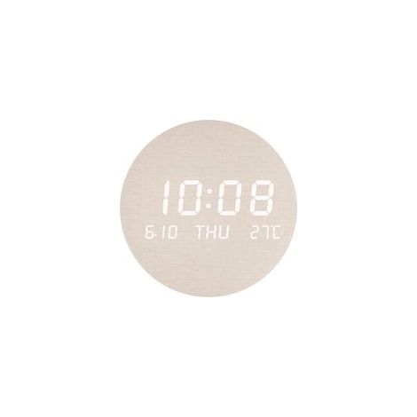Reloj de pared LED creativo – Para salones, dormitorios y otras estancias – Estilo escandinavo sencillo: un accesorio ideal para un estilo de vida consciente - Crezuo