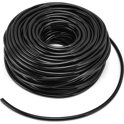 Tuyau Flexible de tuyau d'irrigation goutte à goutte de 50m / 164ft 4/7 pour l'agriculture de pelouse de parterre de fleur de jardin (1/5)