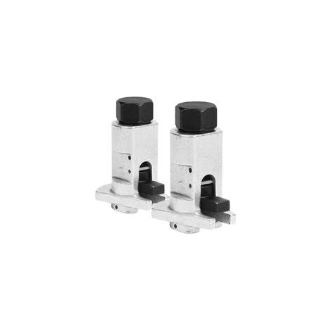 Kit 2 Pièces Outil D'écartement Suspendre Voiture en Acier Robuste, Écarteur à Montage D'entretoise pour Bras Suspendre et Amortisseurs, Outil Mécanique de Démontage pour
