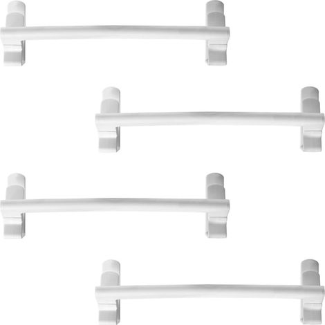 Lot de 4 barres porte-serviettes robustes en plastique à fixer sur un (1/5)