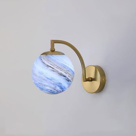 Chambre d'enfant Planet LED Appliques Murales Lumière de Luxe Minimaliste Applique Murale en Verre Appliques Murales for B&B Hôtel Magasin de Vêtements Étude Salon Chambre Chevet (1/3)