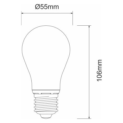 AMPOULE LED 6W E27 220V 360º LED 3.000K 550 LM BENEITO FAURE