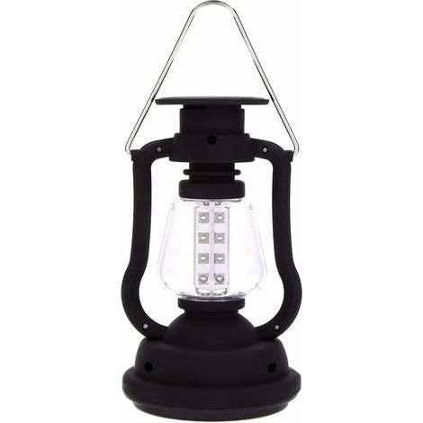Lumière De Camping Portable Extérieur Portable Résistant à La Main Rechargeable Manivelle Camping Lanterne Solar Dynamo Dynamo Lampe De Camping Lumières D'extérieur à LED pour L'extérieur-LIAIKI (1/5)