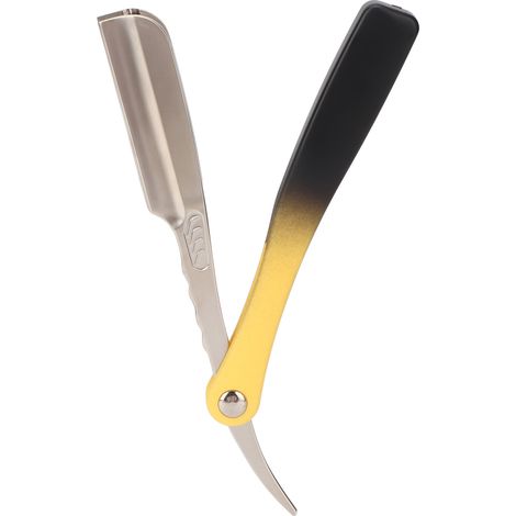 Tondeuse à Cheveux Droits Lame Gradient Repliable pour Sourcils Argentée (1/5)