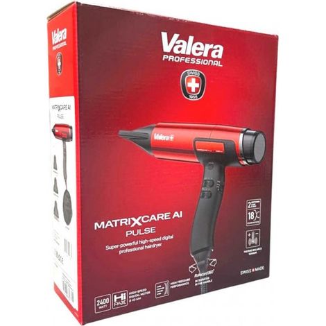 Valera Swiss MatrixCare Pulse AI Haartrockner 2.400W Red Metallic"-"183462964