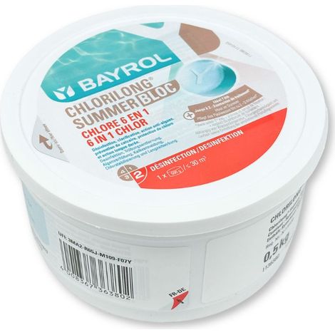 BAYROL Chlorilong Summer Bloc 500g 6-in-1 Chlortablette