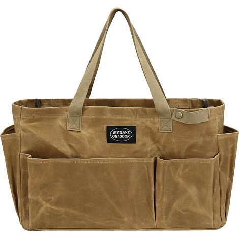 Sac de Rangement pour Casserole de Camping, Sac à Pots Toile Sac Fourre-Tout de Jardinage Sac à Outils Jardin Imperméable Grande Capacité Sac de Rangement pour Outils de Jardinage (1/5)