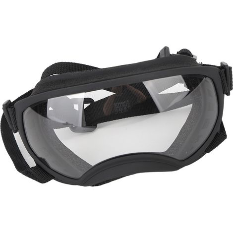 Sonnenbrille für große Hunde, UV-Schutz, winddicht, beschlagfrei, verstellbar, für die Augensicherheit Ihres Hundes im Freien, transparent (1/5)