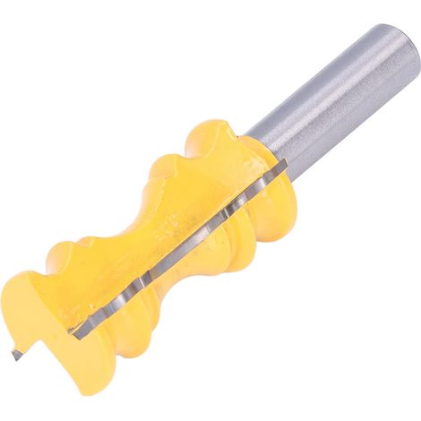 Kronenprofilfräser aus Kohlenstoffstahl, 28,6 mm Durchmesser, 50,8 mm Tiefe, für Oberfräsen, Gesimsfräsen, Holzbearbeitungswerkzeuge, 1 Stück. (1/5)