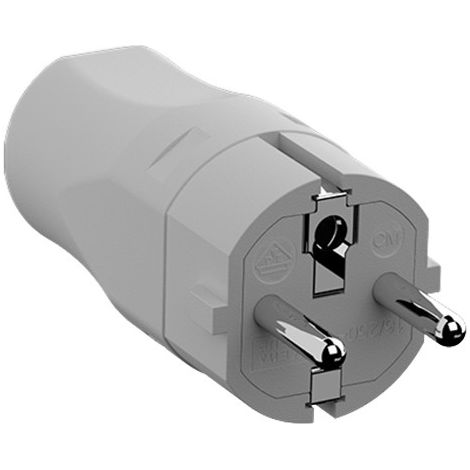Connettore elettrico bachmann CEE 7 7 grigio 78 mm