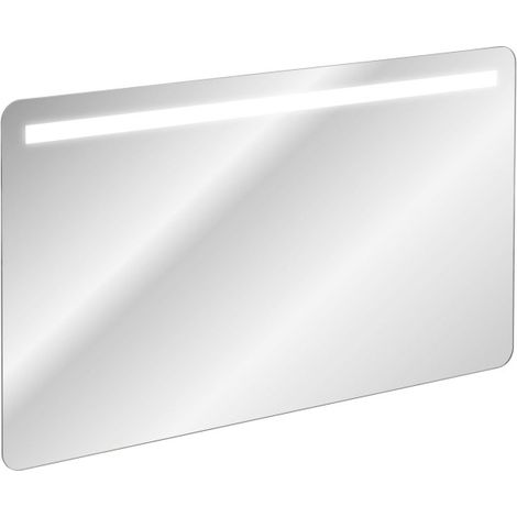 Miroir rectangulaire avec éclairage LED - L 120 x l 70 cm - Bianca - Livraison gratuite