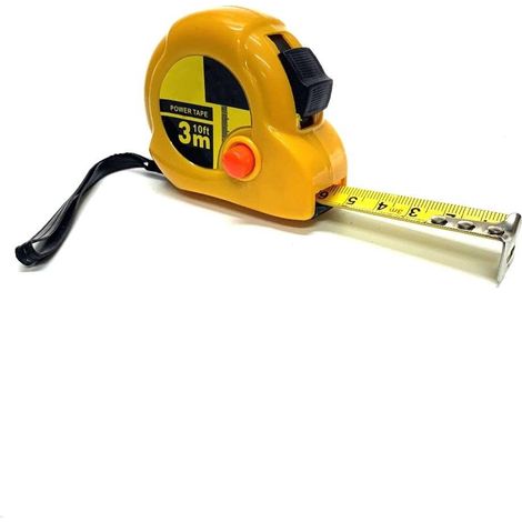 TEMPO DI SALDI Flessometro Robusto Professionale Da 3 Metri Con Clip In Metallo Autobloccante (1/4)