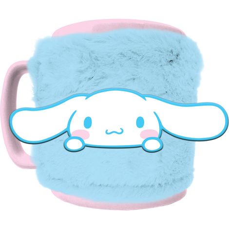 Taza funda de peluche Cinnamoroll Hello Kitty 440ml