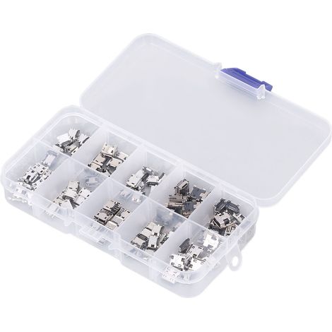 100 connecteurs micro USB femelles pour appareils ménagers
