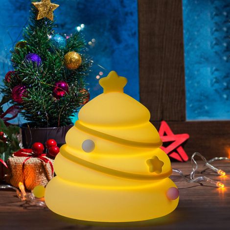 Kcavykas Cyber Monday Special: Spielzeug-Weihnachtsbaumlichter für Kleinkinder, kompatibel mit Klatschsteuerung, Einschlafhilfe und tolles Geschenk für Kinder
