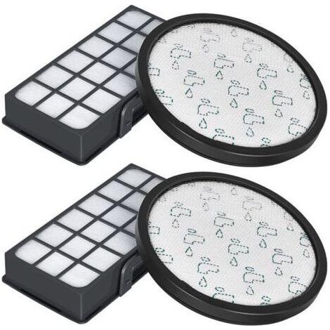 2er-Pack Filter für Rowenta Silence Force Cyclonic Staubsauger RO6984EA RO6941EA RO6963EA RO6921EA RO6971EA RO6993EA (Modell RO69XX) Filter für Rowenta X-Trem Power Cyclonic ZR006001 (1/4)