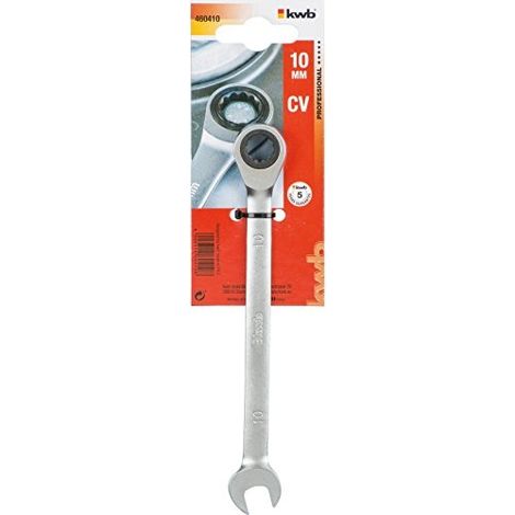 Llave de carraca kwb 460410 72 dientes acero cromo vanadio
