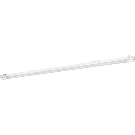 OSRAM réglette LED en blanc avec boîtier en tôle d'acier, blanc froid, remplace tubes T8, protection IP20 pour l'intérieur
