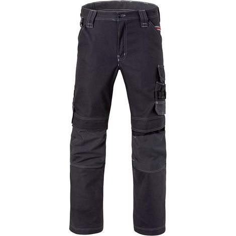 Pantalón de trabajo Attitude Talla 48 negro/ gris carbón