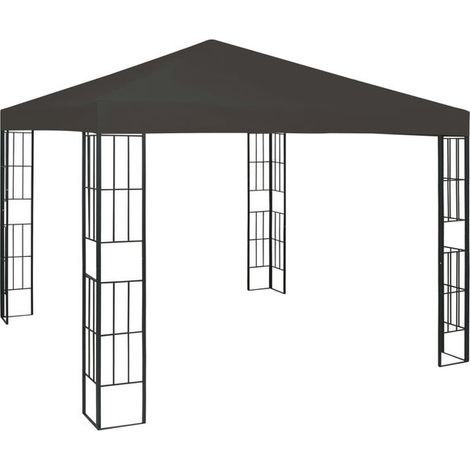 Belvedere 3x3 mètres couleur anthracite (1/5)