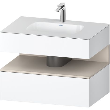 Duravit Collection One lavabo empotrado con base de lavabo (1/2)