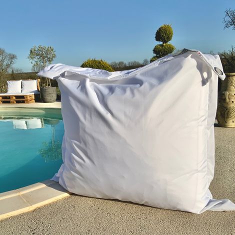 Big Coussin flottant Blanc 140x140 cm